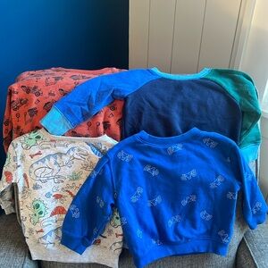 4 toddler boy fleece sweaters 18 months